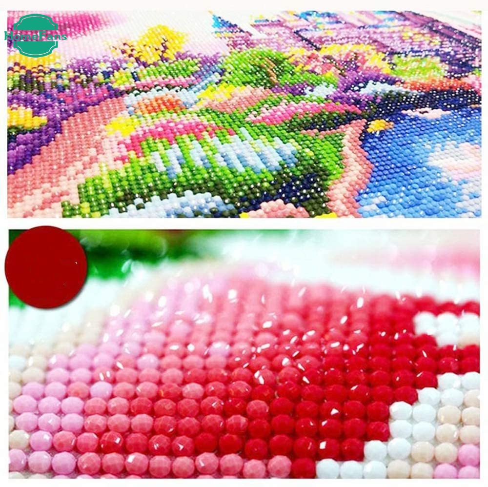 Bộ dụng cụ làm tranh đính đá 5D hình mèo con độc đáo đáng yêu DIY để trang trí nội thất