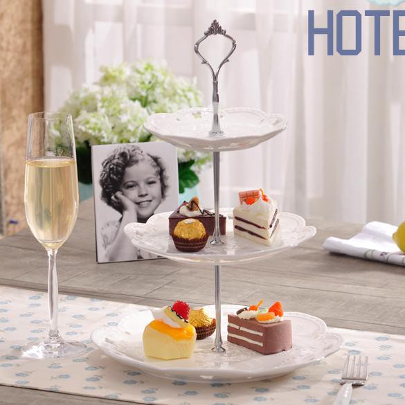 Bộ 3 Thanh Đỡ Đĩa Bánh Nhiều Tầng