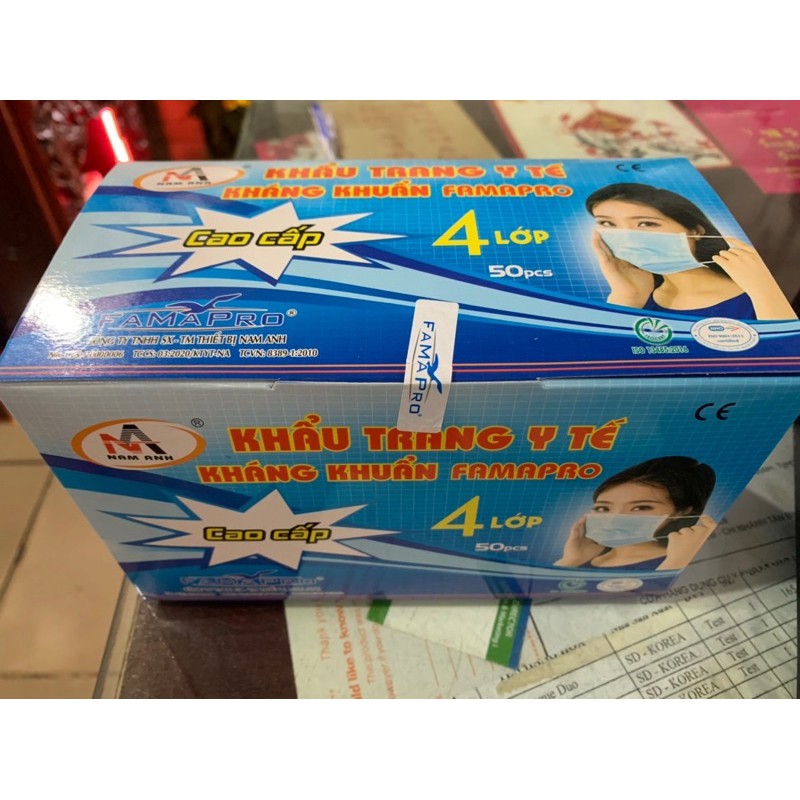 Khẩu Trang Y Tế 4 Lớp UV MASK (HỘP 50 CÁI)