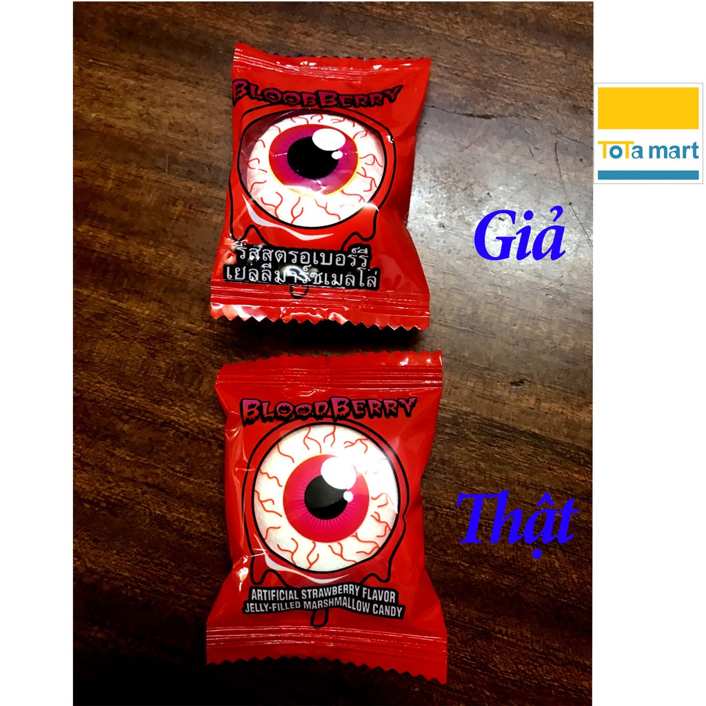 Kẹo dẻo con mắt Ruby & Ben Hàn Quốc marshmallow gói lớn 230g