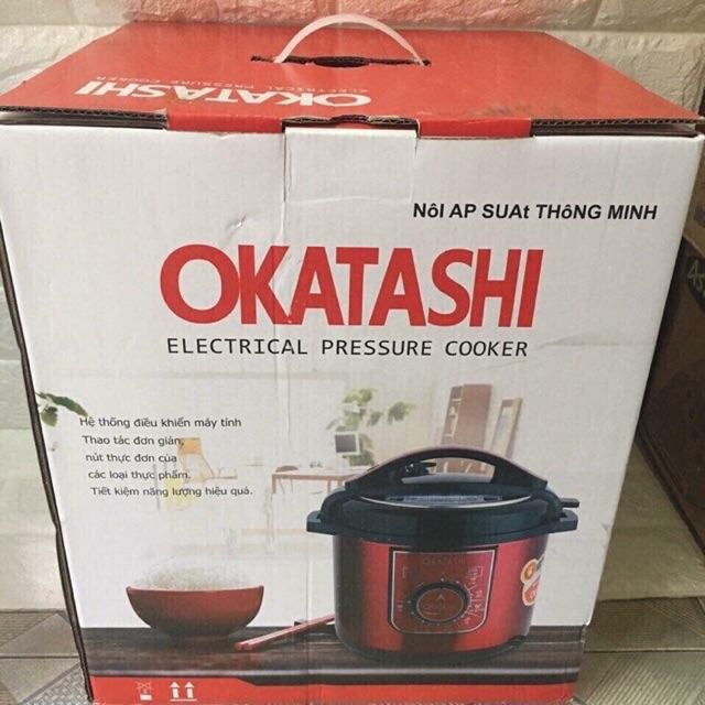 Nồi áp suất điện OKATASHI 6 lít