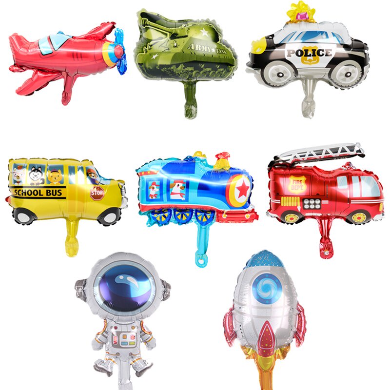 1 Gói Bong Bóng Lá Nhôm Mini Hình Xe Tải Trang Trí Tiệc Sinh Nhật Tiệc Cưới