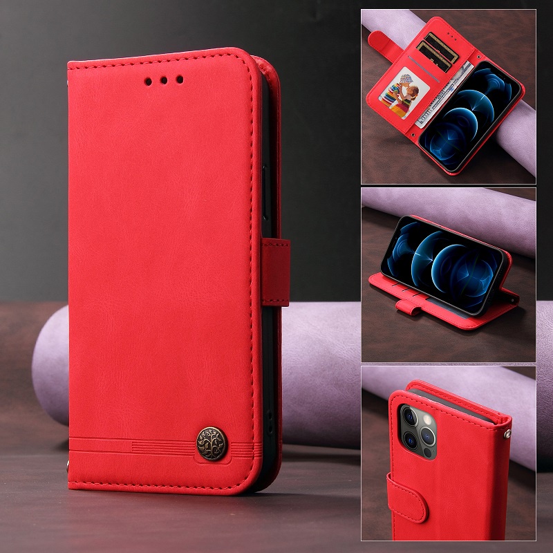 Bao Da Đối với iPhone 15 Pro Max 15 Pro 14 13 12 11 SE 2020 6s 7 8 plus XR XS Max dạng ví nắp lật hỗ trợ giá đỡ thích hợp cho