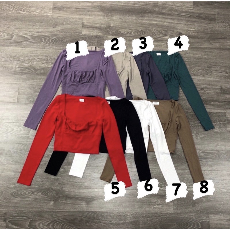 AnDi.vnxk🔸Áo dài tay nhún ngực- W.illfred Fr