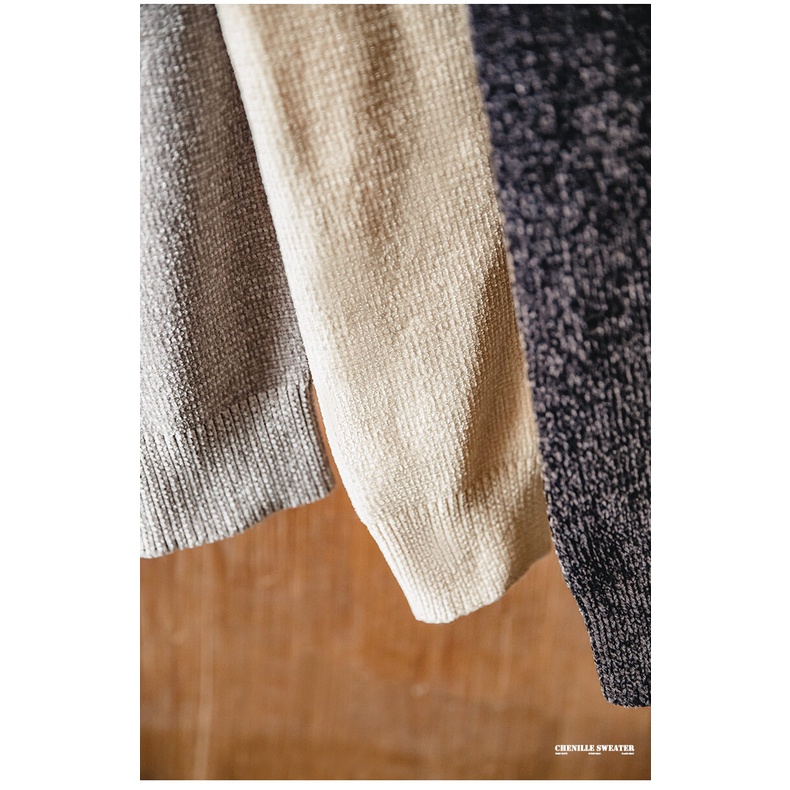 Áo sweater Maden  dệt kim cổ tròn giữ ấm đơn giản phong cách Mỹ mới 2022 cho nam