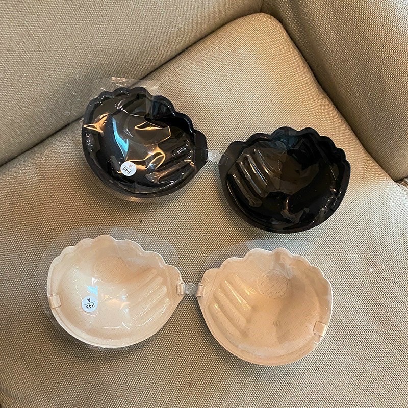 Áo dán ngực Embra đệm bàn tay nâng ngực khuy cài giữa mút thông hơi EBPK13