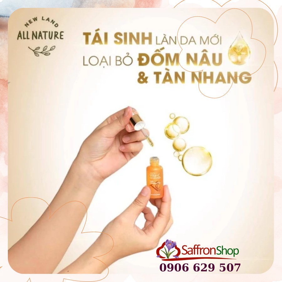 Tinh chất tế bào gốc - Hộp lẻ Vita-C Total Care Ampoule NewLand - Tinh chất dưỡng trắng da | BigBuy360 - bigbuy360.vn