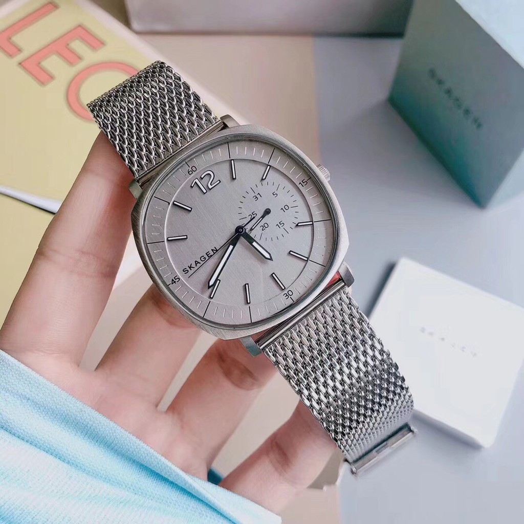 Đồng hồ nam skagen rungsted skw6255 size 40mm mặt xám