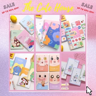 Sổ tay/ sổ lò xo A5 dòng kẻ ngang nhiều mẫu cute