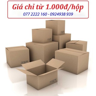 Hộp carton 15x10x5 - Thùng carton giá rẻ đóng hàng các loại