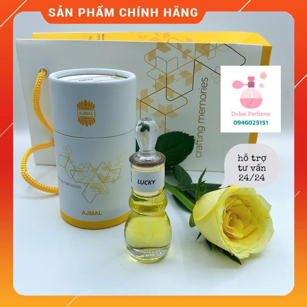 Tinh dầu Dubai Ajmal 12ml full hộp thơm lâu, đủ mùi cho cả nam và nữ- Cam kết hàng nội địa dubai chính hãng
