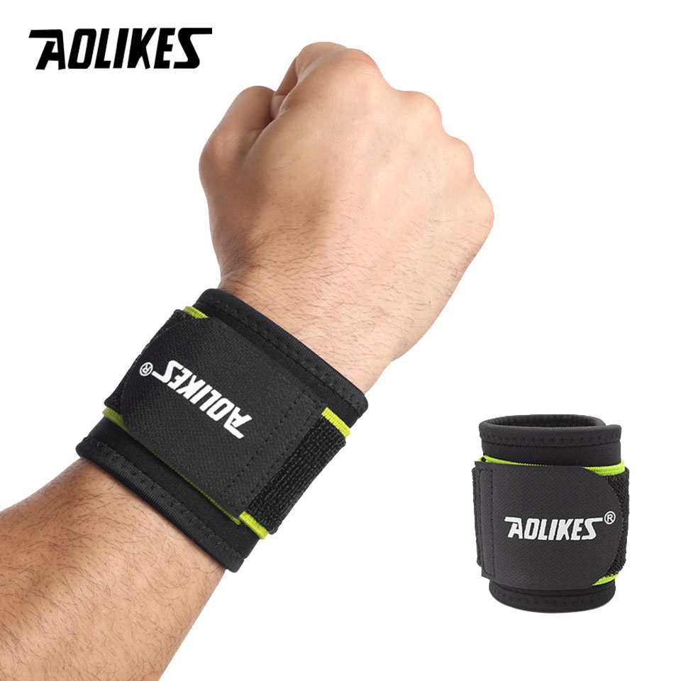 AOLIKES 1 Đai Quấn Cổ Tay Hỗ Trợ Tập Thể Thao