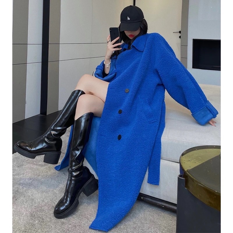 Áo khoác bông dáng dài giữ ấm, hàng Quảng Châu