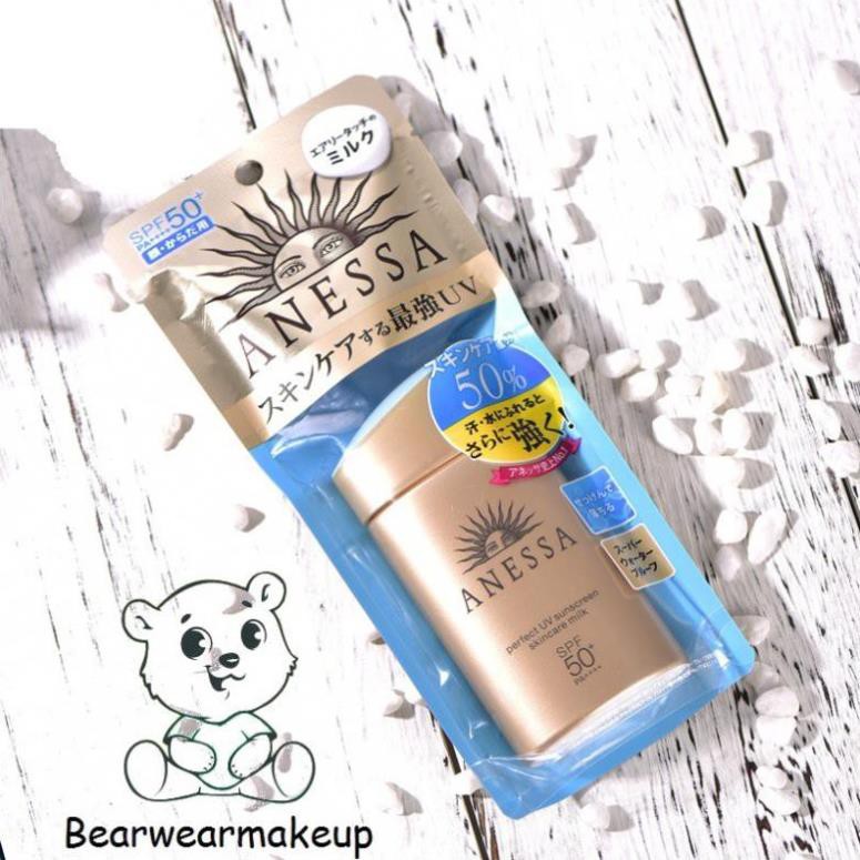 Tuandung KEM CHỐNG NẮNG ANESSA NHẬT BẢN DA NHẠY CẢM 60ML VÀ 90G