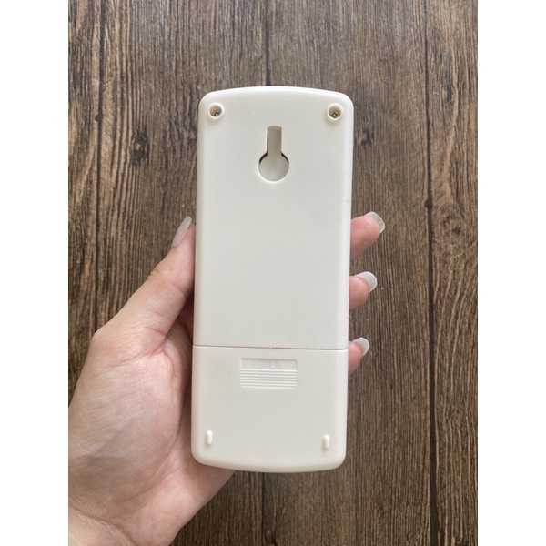 REMOTE MÁY LẠNH MITSUBISHI VIỀN TRẮNG NÚT CAM