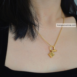 Dây chuyền nữ titan hoa mỹ