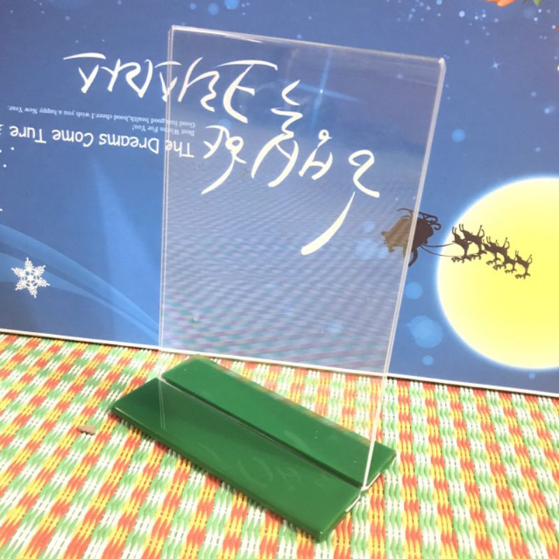 MENU Mica đế lùa Kích thước  A4/A5/A6  /QR CODE