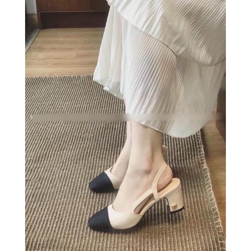 (ảnh,video thật)Giày Búp Bê Sandal Nữ Đen Bít Mũi tròn Gót Vuông Bệt 5 cm Đế Bằng Thời Trang Hàn Quốc Đẹp Cao Cấp | BigBuy360 - bigbuy360.vn