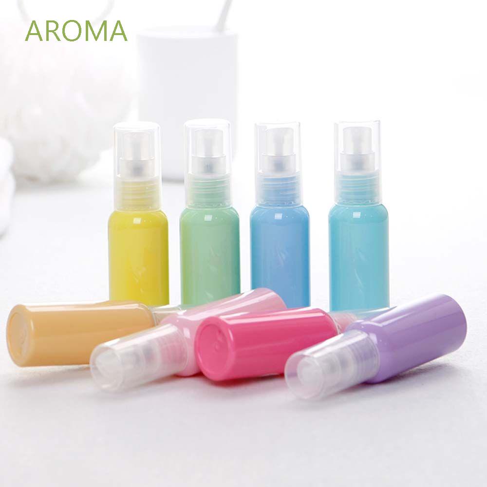 [Hàng mới về] Chai rỗng chiết dầu gội mỹ phẩm du lịch đổ đầy lại được màu sắc kẹo ngọt 50ml tiện lợi