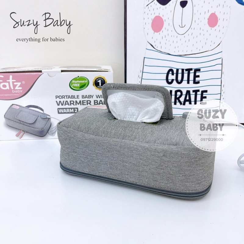 TÚI Ủ ẤM KHĂN ƯỚT DI ĐỘNG WARM 2 FATZ, Suzy baby