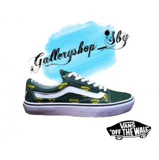 Giày Thể Thao Màu Xanh Lá Persebaya Vans 1927