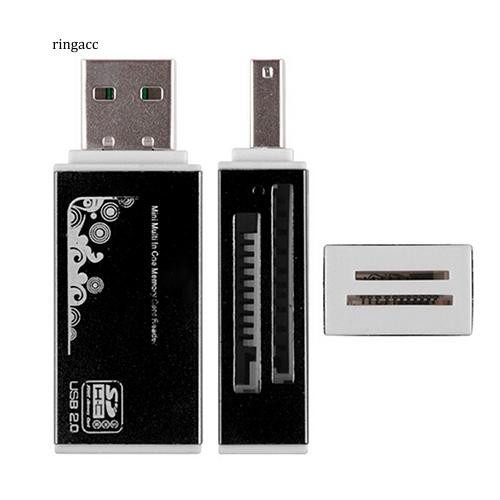 Đầu đọc thẻ Micro SD SDHC TF M2 MMC MS PRO DUO tất cả trong 1 cổng USB 2.0 | BigBuy360 - bigbuy360.vn