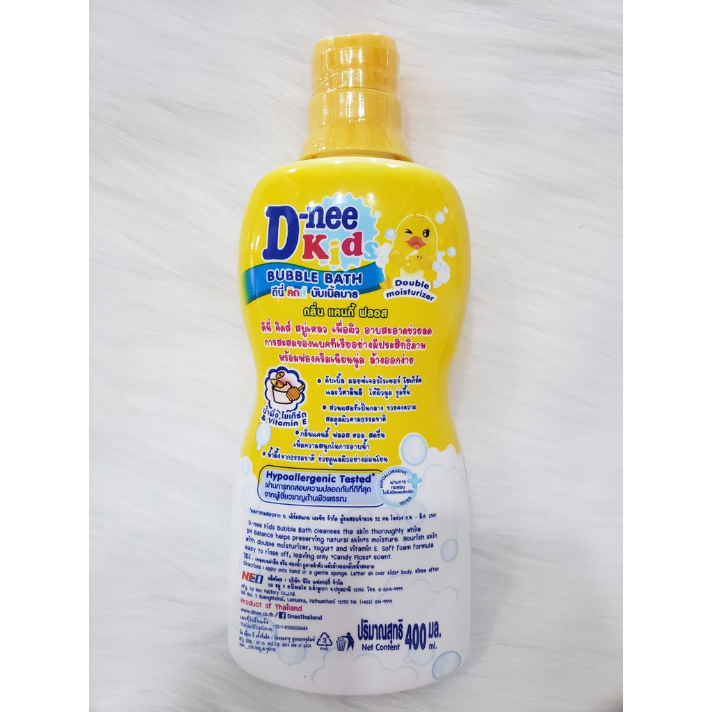 Sữa tắm gội Dnee Kid hình con vịt cho bé 400ml Thái Lan