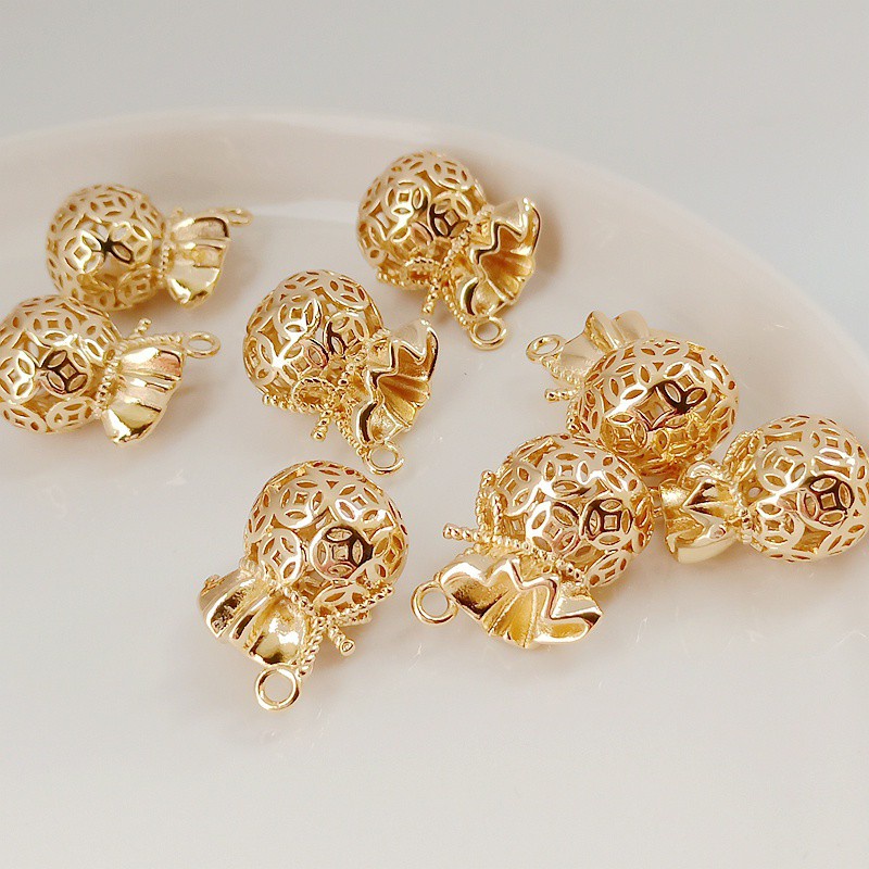 Mặt Vòng cổ/Vòng Tay/Vòng cổ/Túi Xách Bằng Đồng 14K 19 * 16mm DIY