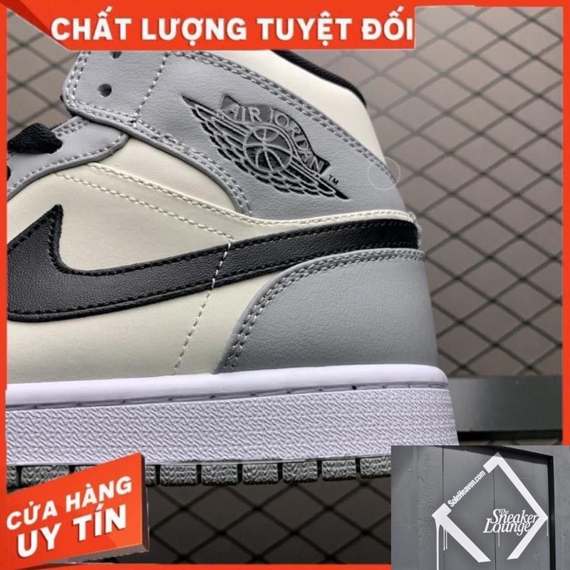 [MIỄN PHÍ SHIP] Ảnh Giầy thể thao AirJordan 1 Retro Hight Light Grey Xám | BigBuy360 - bigbuy360.vn