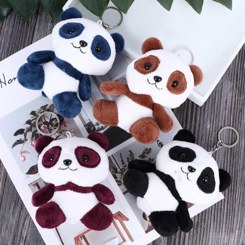 Móc khoá hình gấu trúc nhồi bông xinh xắn