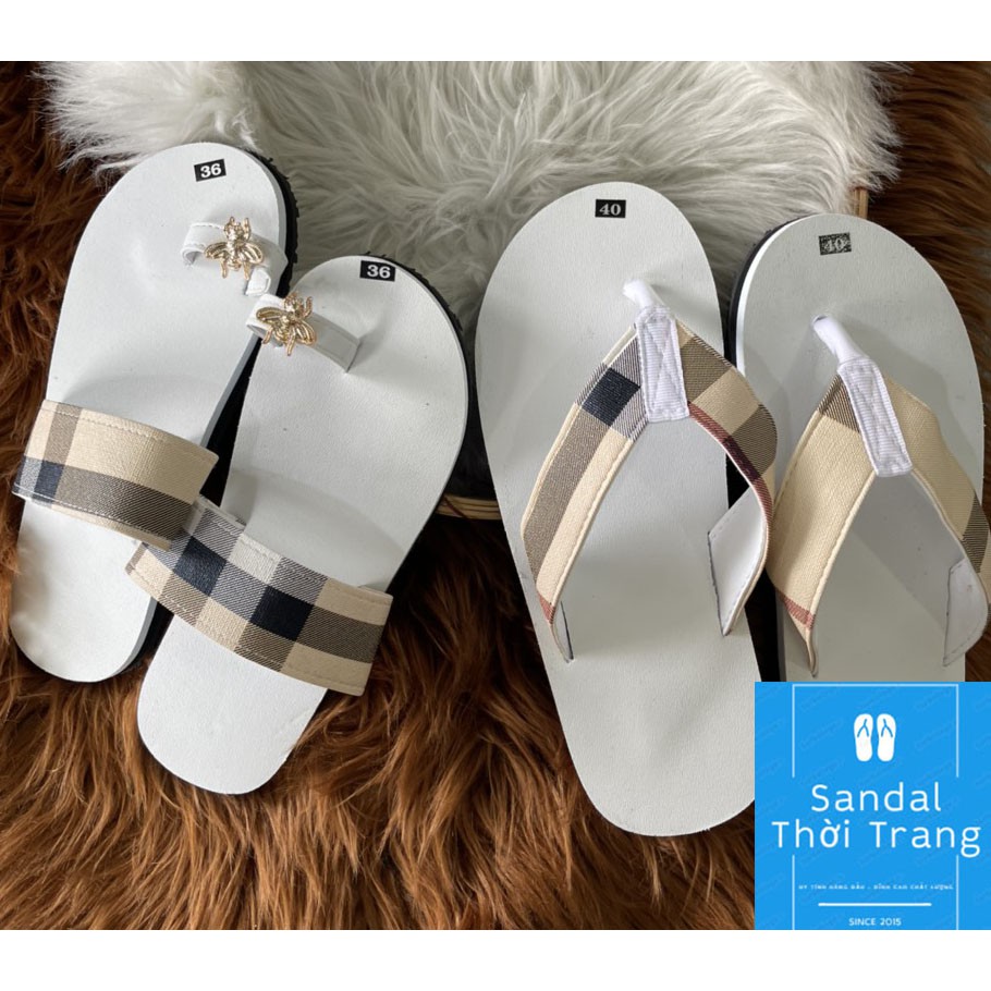 Combo Dép cặp đôi nam nữ dép sandal nữ xỏ ngón+nam quai kẹp Dép nữ giá rẻ Sandal thời trang