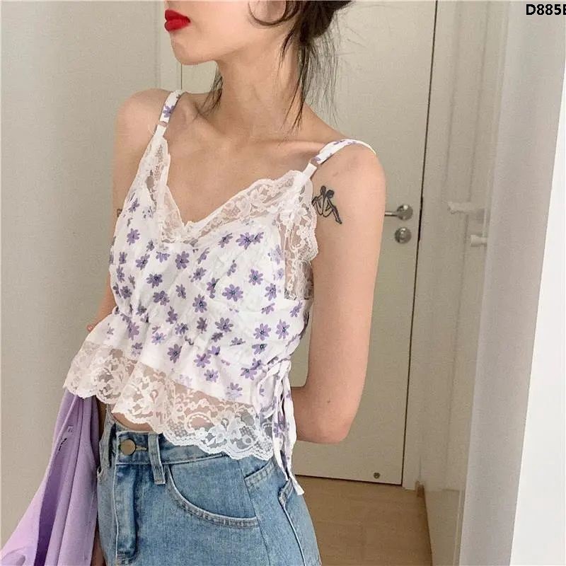 Áo Hai Dây Dáng Ôm Thiết Kế Cỡ Nhỏ Thời Trang Trẻ Trung | BigBuy360 - bigbuy360.vn