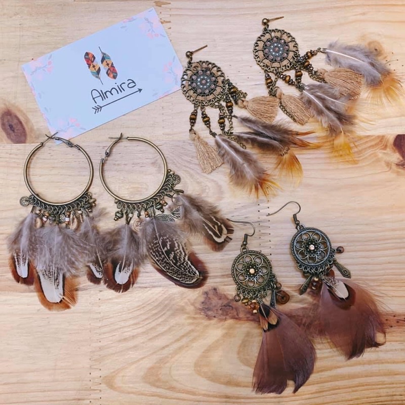 Khuyên tai Boho phong cách Vintage