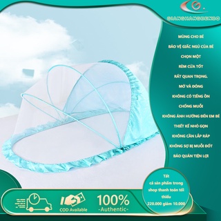 MB20 Màn chụp gấp chống muỗi cho trẻ cao cấp Màn chụp gấp chống muỗi cản sáng bảo vệ giấc ngủ của bé