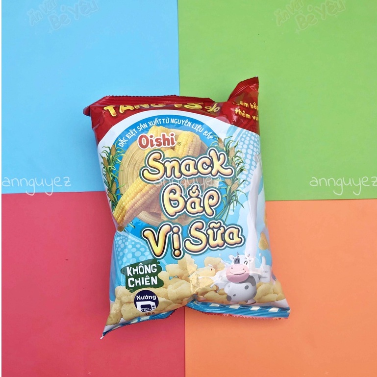 Bim bim Oishi snack bắp vị sữa 40g