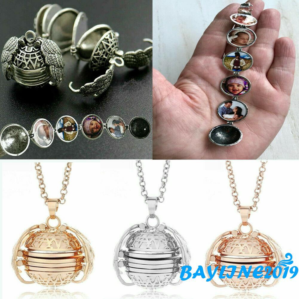 Dây chuyền mặt tròn khắc hình đôi cánh thiên thần