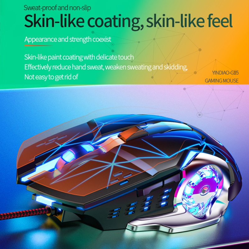 Chuột Quang Gaming 4 Mức Độ DPI Cho Máy Tính