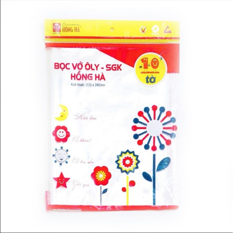 Bọc vở hồng hà
