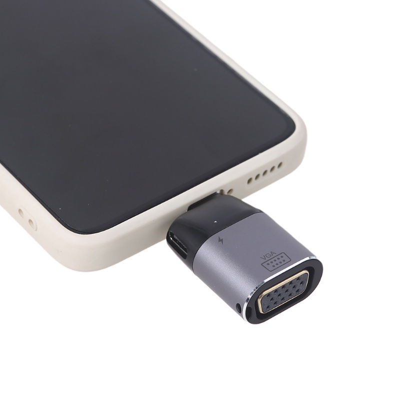 Đầu Nối Chuyển Đổi Type-C Sang VGA Tốc Độ Cao Cho Máy Tính / Laptop