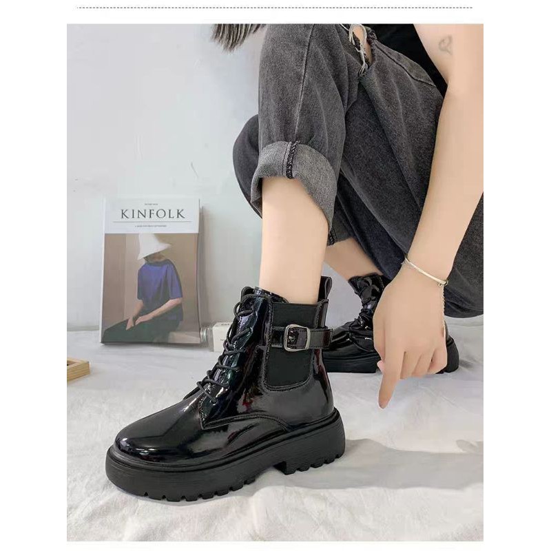 Order  boots cao cổ oxford phiên bản mới mùa thu đông năm nay, hàng quảng châu loại đẹp