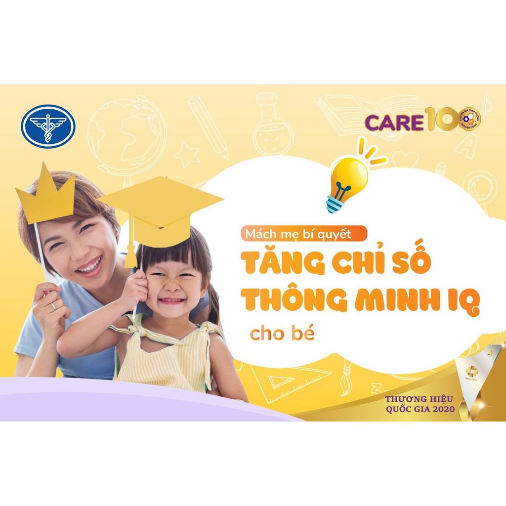 Sữa nước pha sẵn Nutricare Care 100 Gold phát triển chiều cao, cân nặng và não bộ (180ml)