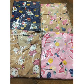 combo 2bo ngan pijama kate thai