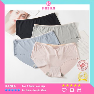 Quần lót nữ thun lạnh viền sóng co giãn 4 chiều, quần lót không viền may Kazila QLH14