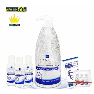 Combo Gel Rửa Tay Khô PARCO siêu tiết kiệm,đặc biệt không làm khô da tay, chứa 70% Alcohol tiêu diệt đến 99.9%