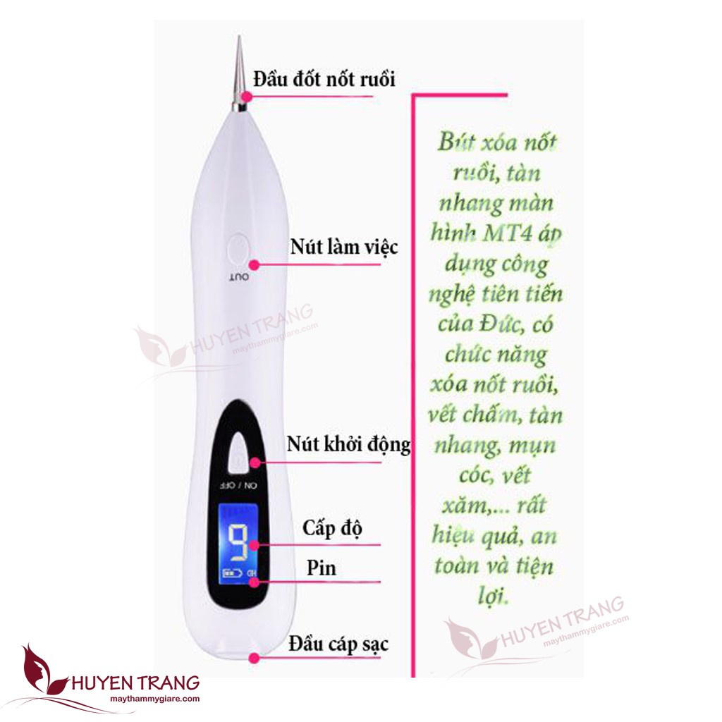 Máy Đốt Nốt Ruồi, Tàn Nhang, Mụn Thịt, Hình Xăm - Thẩm Mỹ Huyền Trang NANOCEE