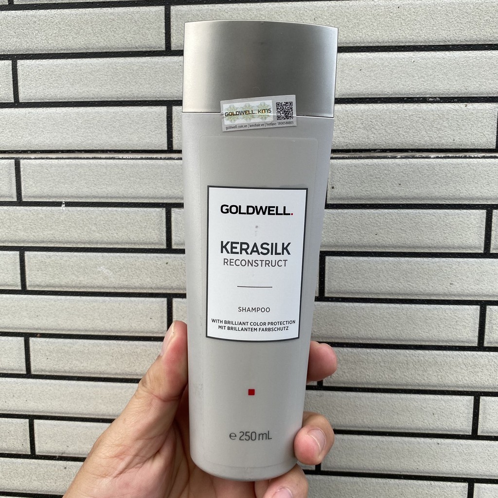 🇩🇪Goldwell🇩🇪Dầu gội xả siêu phục hồi Goldwell Kerasilk Reconstruct 250ml/200ml