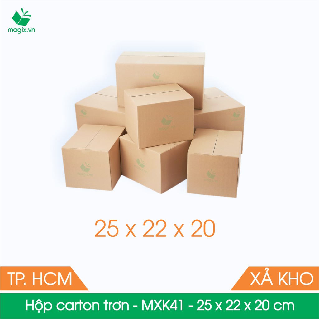 MXK41 - 25x22x20 cm - 100 Thùng hộp carton