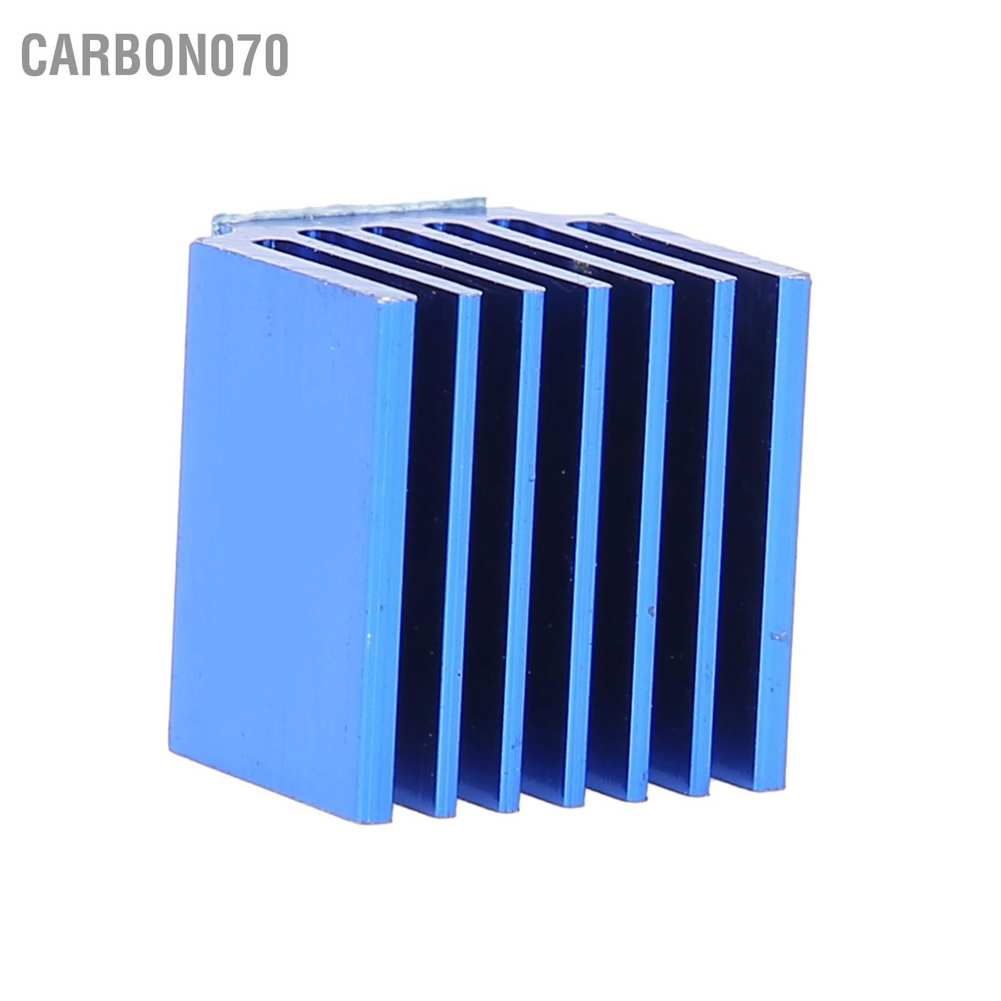 Hàng Sẵn 10pcs tản nhiệt Mini Cooler với băng dính dẫn nhiệt cho TMC 2100/2208 LV8729 Trình điều khiển động cơ bước Set 10 Tấm Nhôm Tản Nhiệt Cao Cấp Cho Máy In 3d【Carbon070】