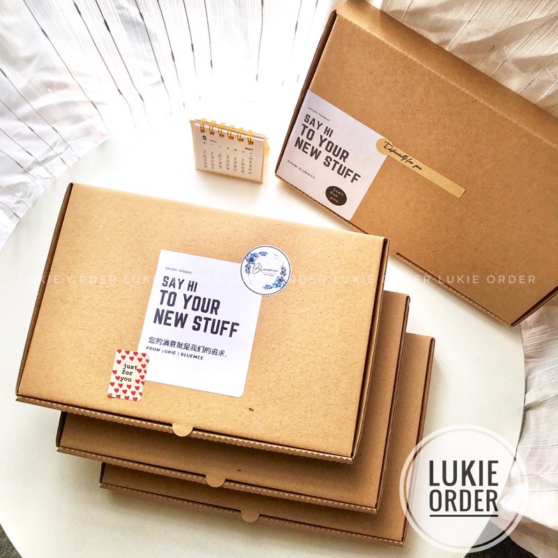 Hộp quà Kraft xinh xắn 3 size (Mua kèm) | BigBuy360 - bigbuy360.vn