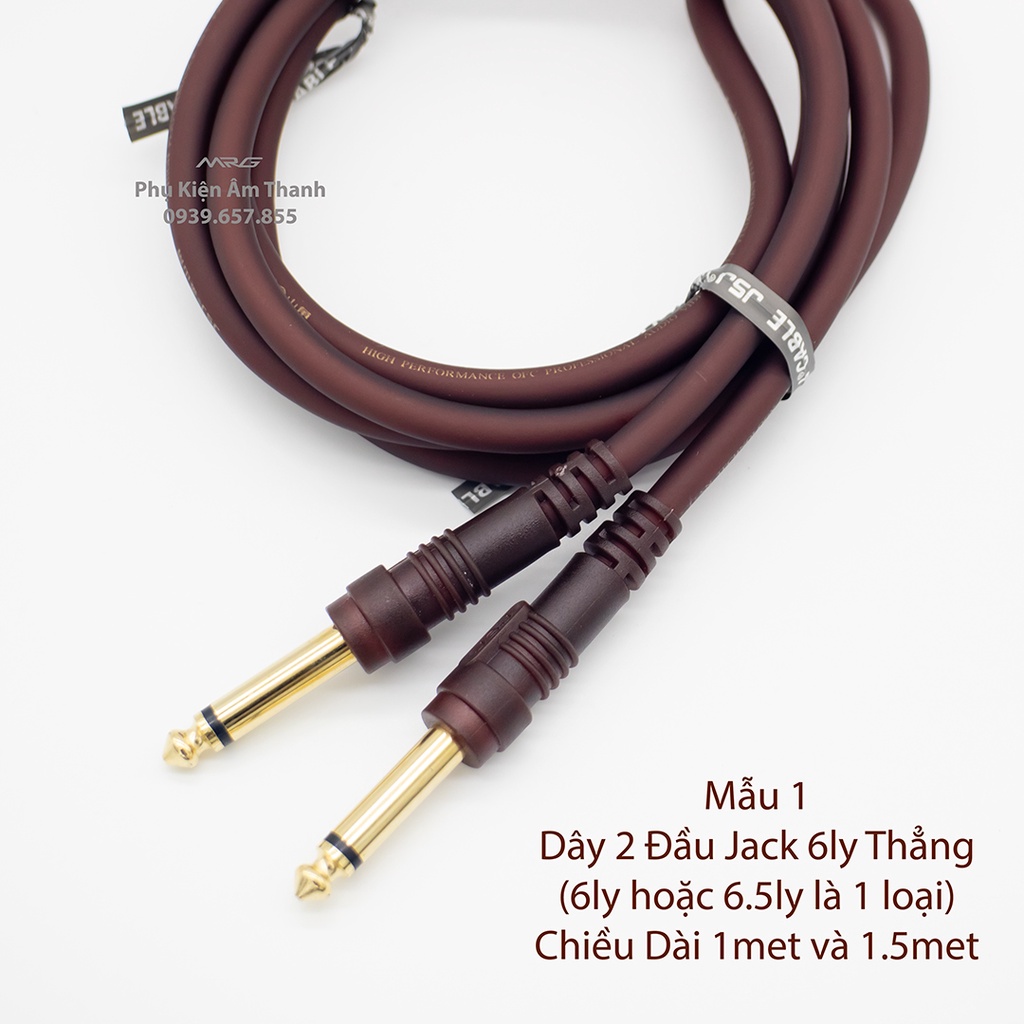 Dây Jack 6ly 2 Đầu, dài 1.5met, giá 1 dây. MrG